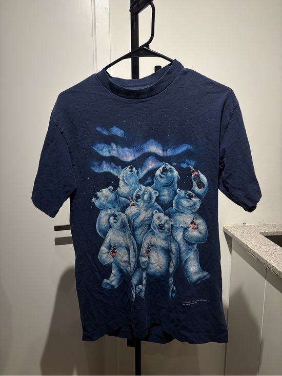 Coca Cola Other - Navy Kids Polar Bear Graphic Tee